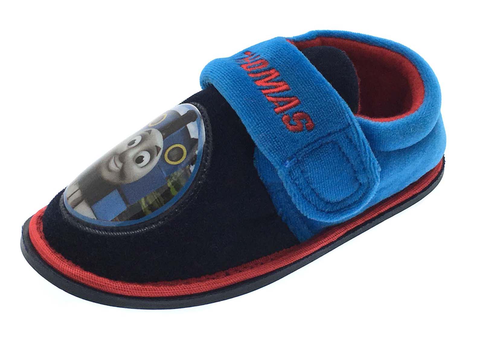 Kids Boys Thomas The Tank Engine Slippers Slip On Toddlers Shoes Size